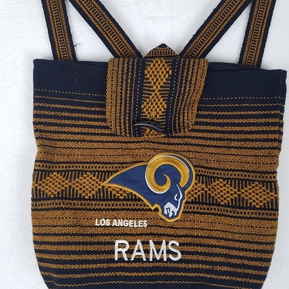 Rams Los Angeles Woven Backpack - Picture 3 of 9